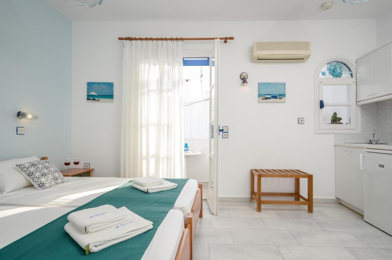 Nostos Studios At Saint George Beach Agios Georgios Chora Naxos Town Naxos City Exterior photo